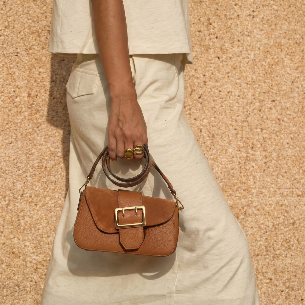 The EMELI Caramel Bag