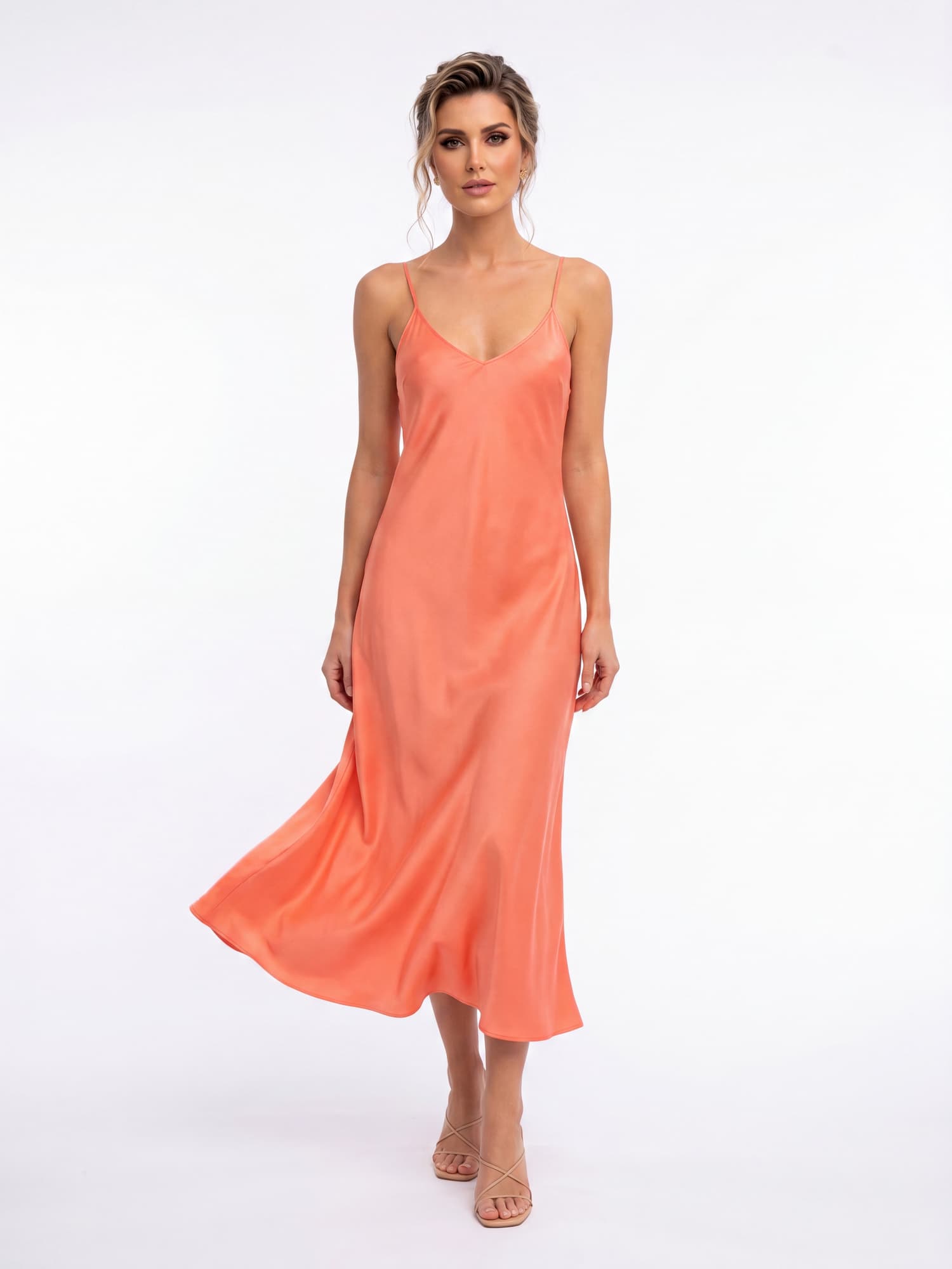 Amalfi Coral Dress