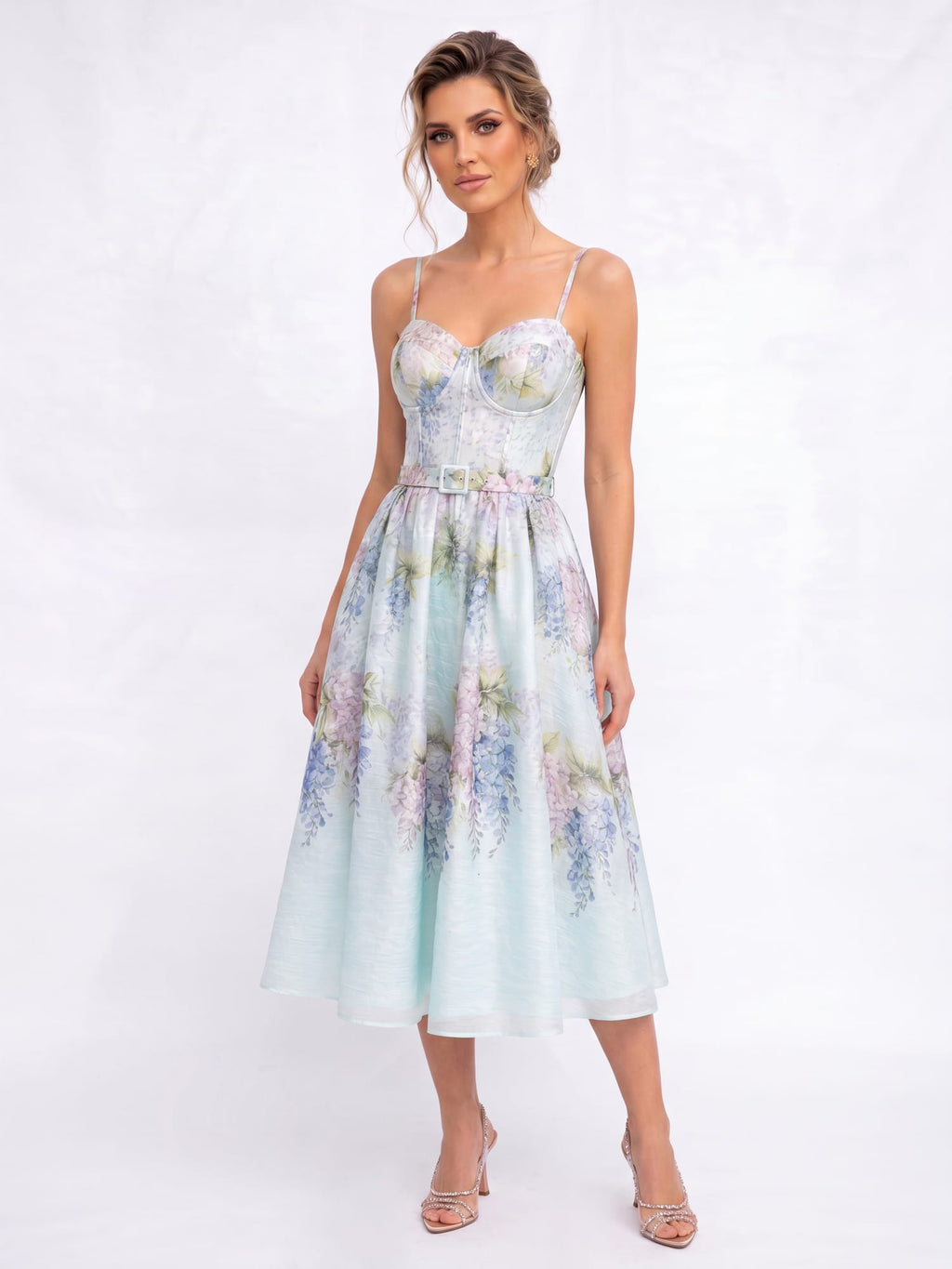 Floral Strap Maxi Dress