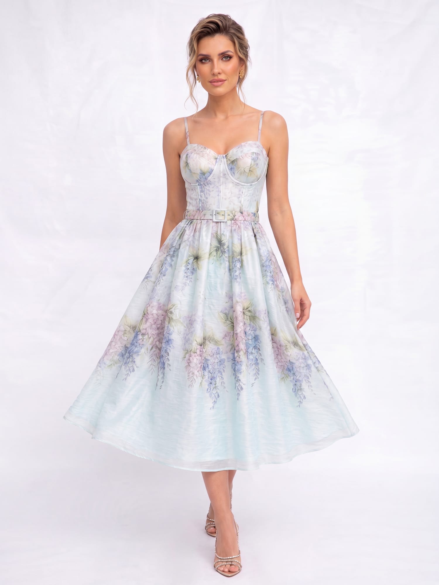 Floral Strap Maxi Dress