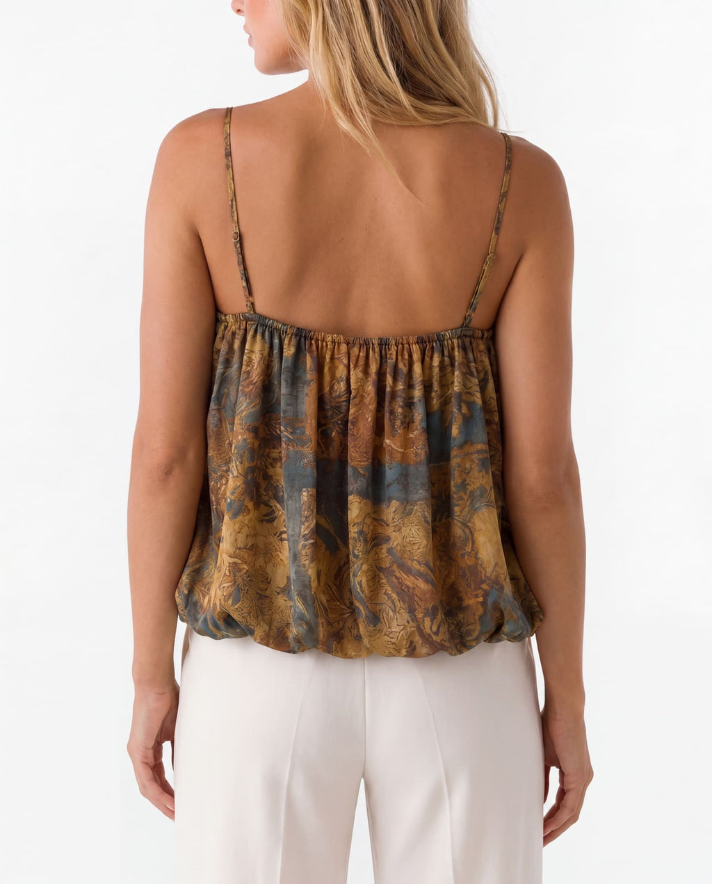 Floral print crop top