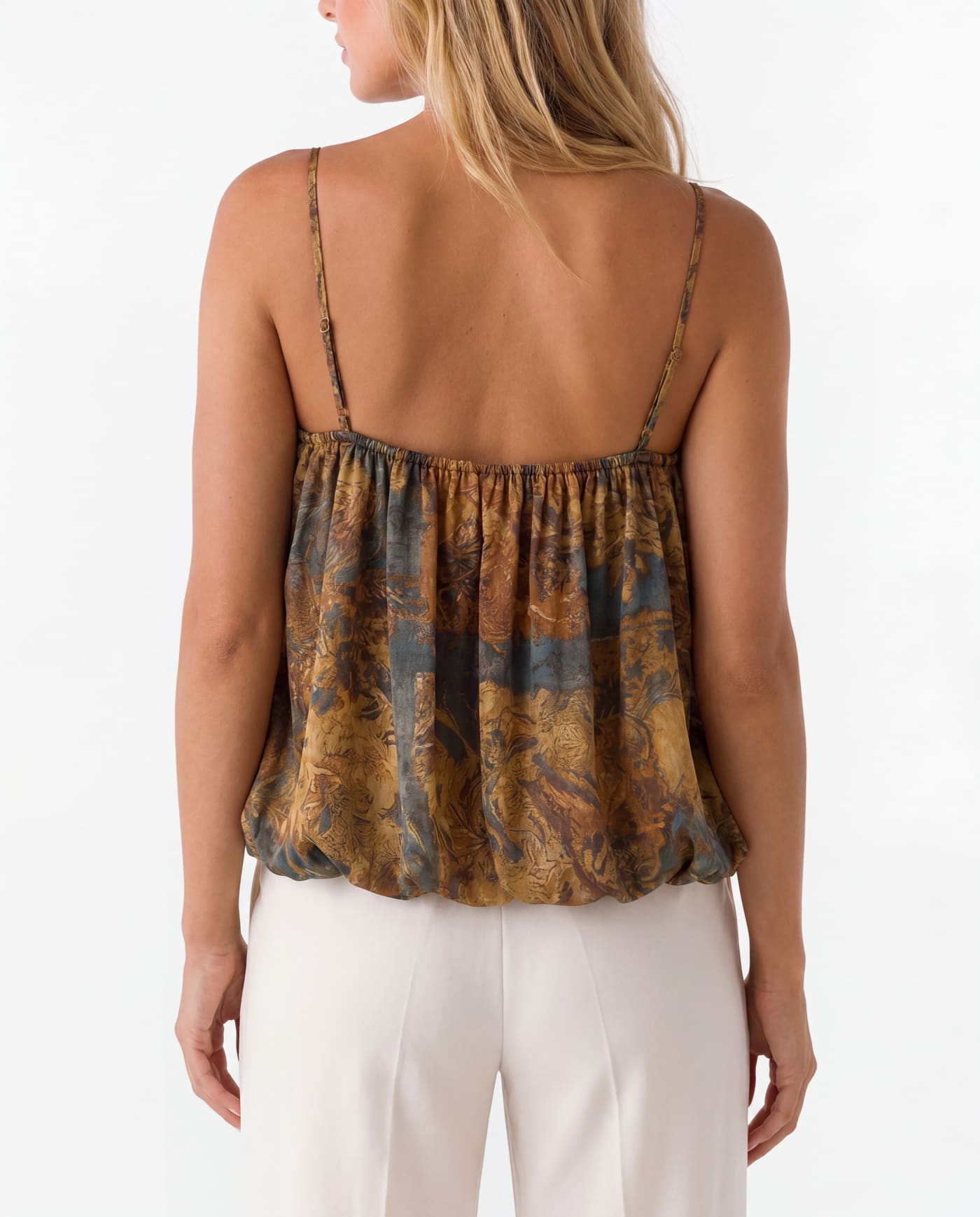 Floral print crop top