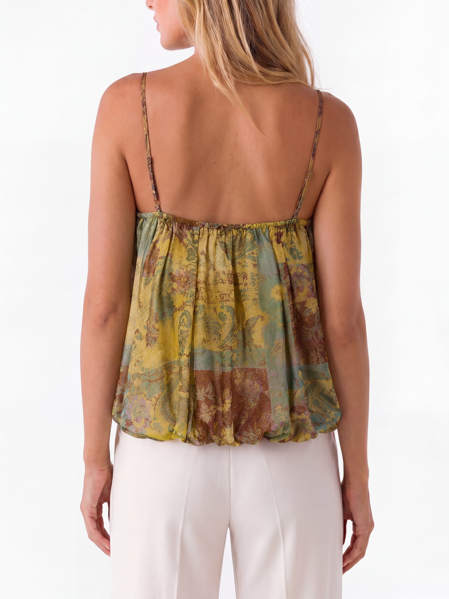 Floral print crop top