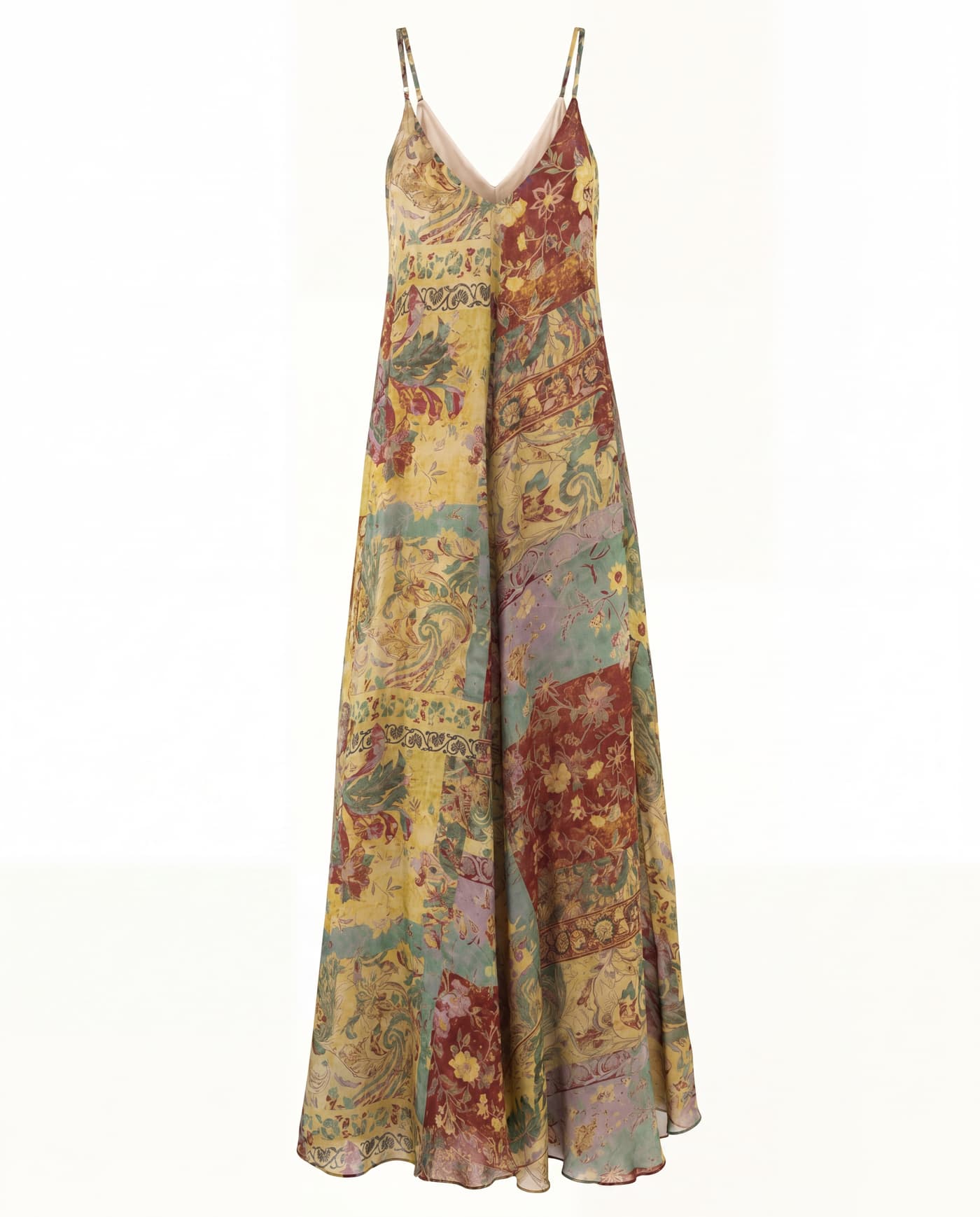Long Floral Print Dress