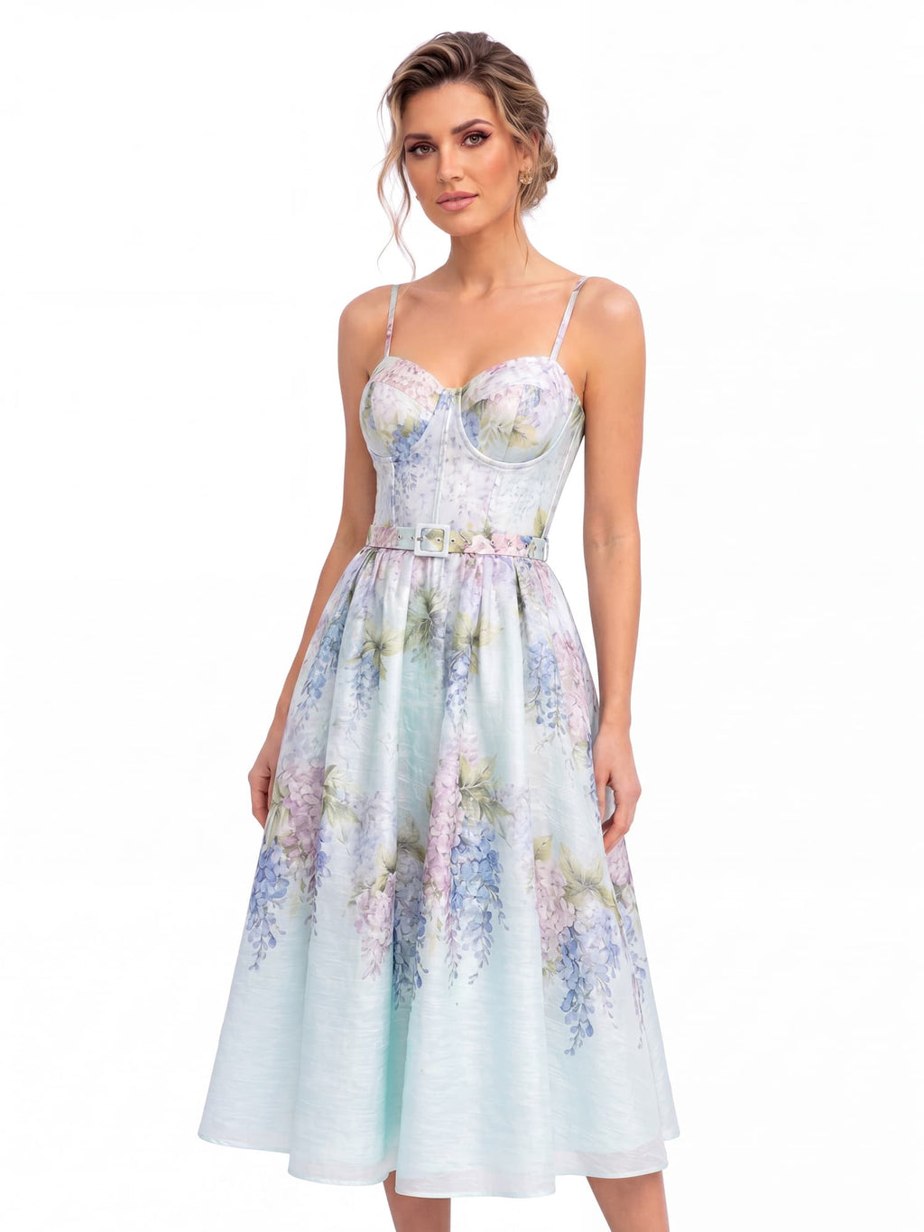 Floral Strap Maxi Dress