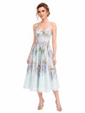 Maxivestido floral de tirantes